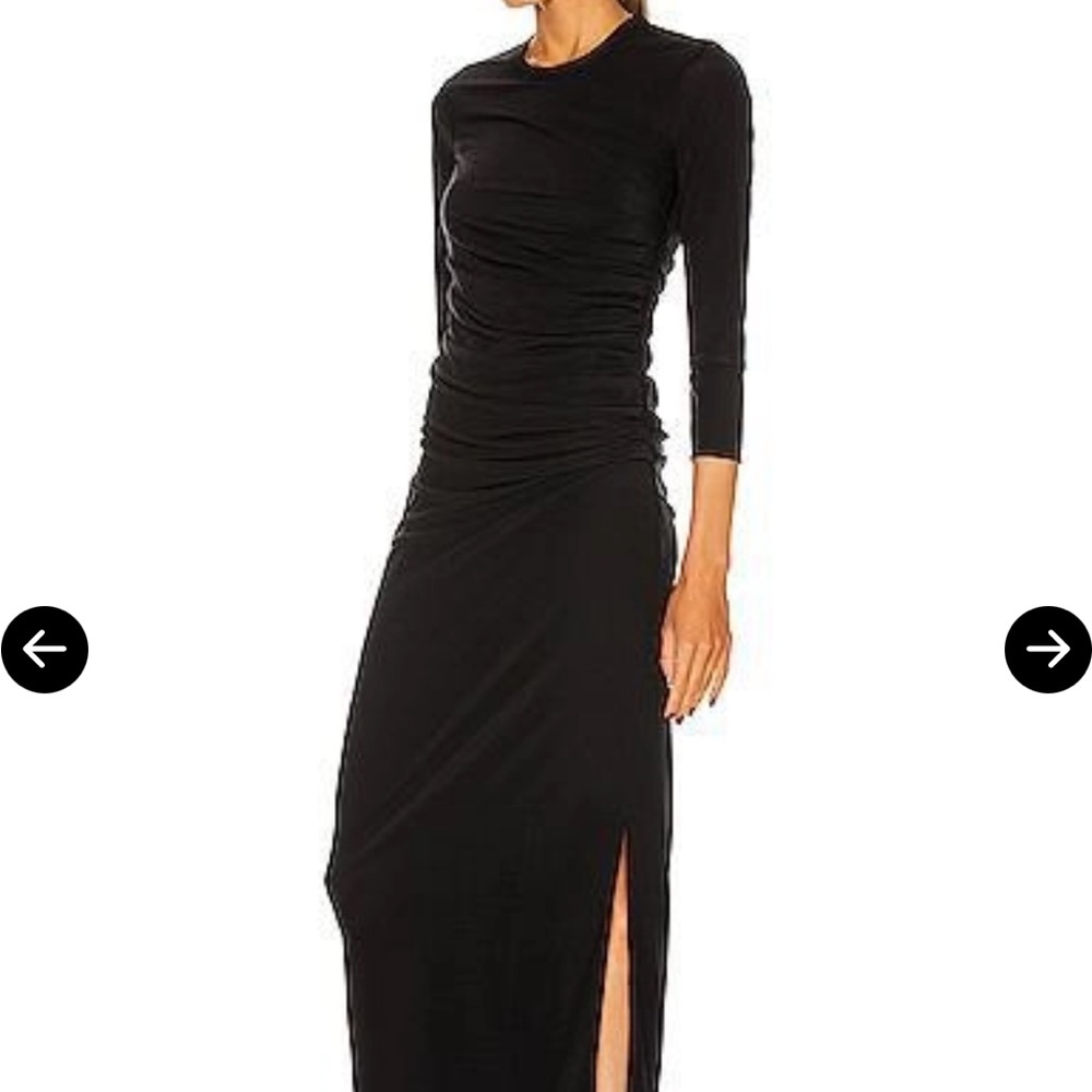 Helmut Lang Black Maxi Dress